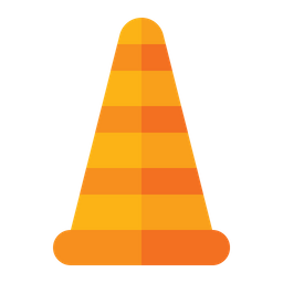 Cone de construção  Ícone