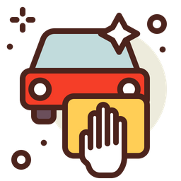 Cleaning Car  Icon