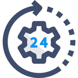 24 Hour Service  Icon