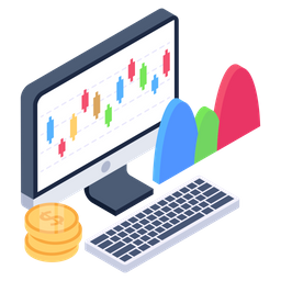 Relatório de dados de negócios  Ícone