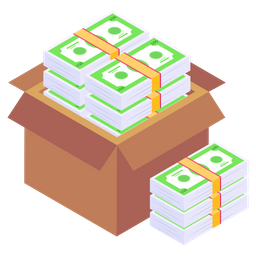 Banknotes Box  Icon