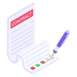 Business Contract  Icon