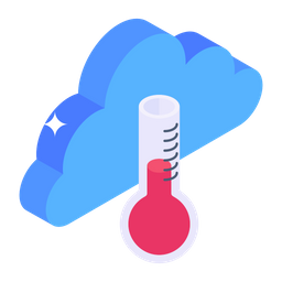 Temperatura da nuvem  Ícone