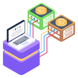 Bitcoin Data Display  Icon