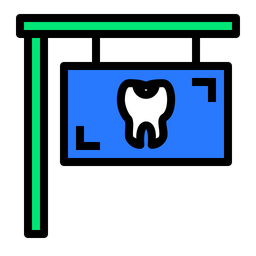 Dental Clinic Board  Icon