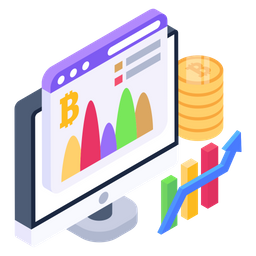 Crescimento do bitcoin  Ícone