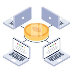 Bitcoin Distributed network  Icon