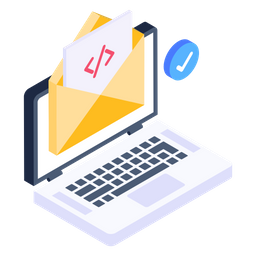 Coding Email  Icon