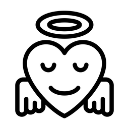 Gesegnetes Gesicht  Symbol