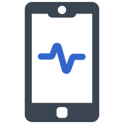 Heartbeat tracking on mobile  Icon