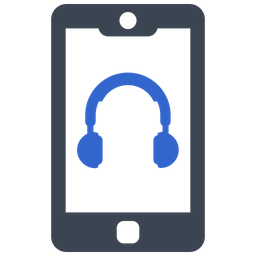 Headphone connect on mobile  Icon