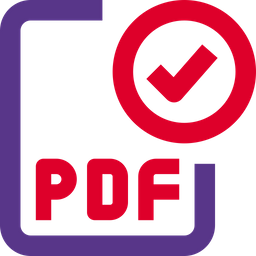 Verifique o arquivo pdf  Ícone