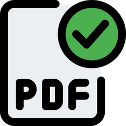 Check Pdf File  Icon