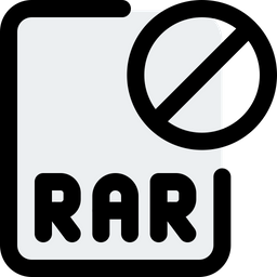 Banned Rar File  Icon