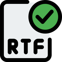 Check Rtf File  Icon