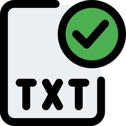 Check Txt File  Icon