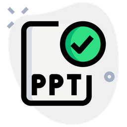 Ppt-Datei prüfen  Symbol