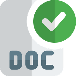 Check Doc File  Icon