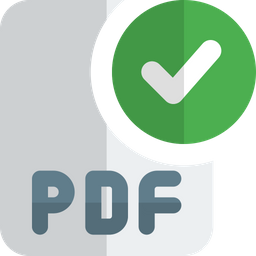 PDF-Datei prüfen  Symbol