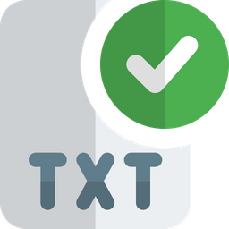 Check Txt File  Icon