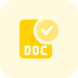 Check Doc File  Icon