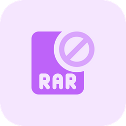 Banned Rar File  Icon