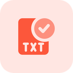 Check Txt File  Icon