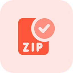 Check Zip File  Icon