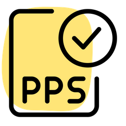 PPS-Datei prüfen  Symbol