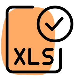 Xls-Datei prüfen  Symbol