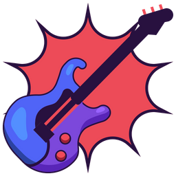 Elektrische Gitarre  Symbol