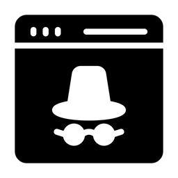 Webseite hacken  Symbol