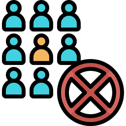 Avoid Crowd  Icon