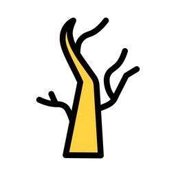 Trockener Baum  Symbol