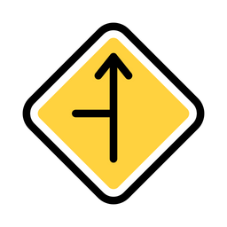 Seite links Straße  Symbol