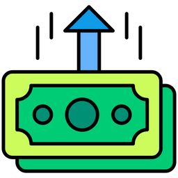 Crescimento monetário  Ícone