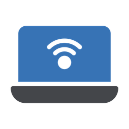 Laptop Wifi  Icon