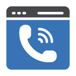 Online Call  Icon