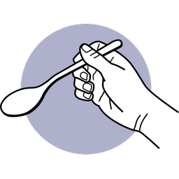 Holding Spoon  Icon