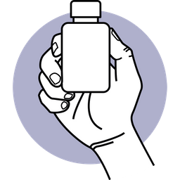 Holding Salt Container  Icon