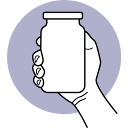 Holding Jar  Icon