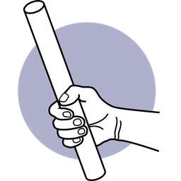 Holding Rubber Pipe  Icon