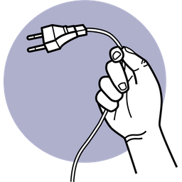 Holding Plug  Icon