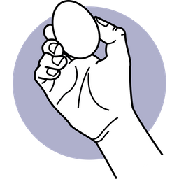 Holding Egg  Icon