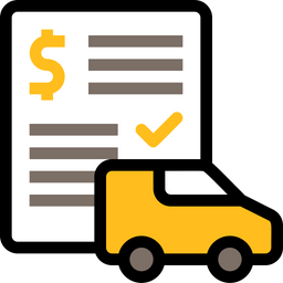 Car Loan Document  Icon