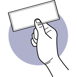 Holding Paper  Icon