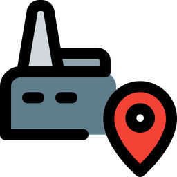 Factory Location  Icon