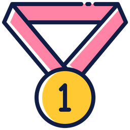 Medalha de primeiro lugar  Ícone