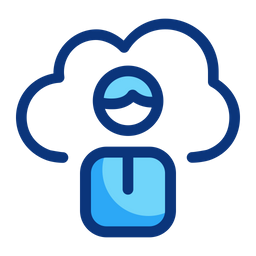 Cloud User  Icon