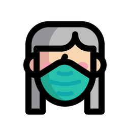 Woman Facemask  Icon